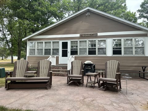 Patio for relaxing and lake viewing