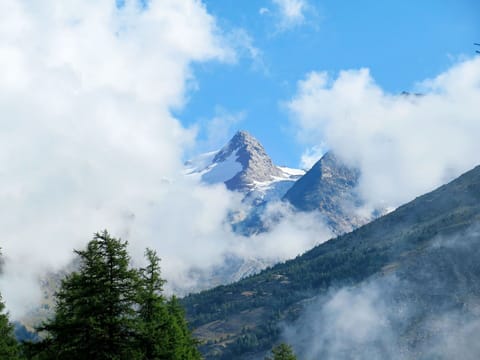 Cloud, Sky, Mountain, Plant, Tree, Natural Landscape, Slope, Highland, Cumulus, Snow