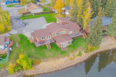 Aerial View of the Entire Property Which is Separated into Three Suites