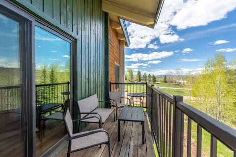 Deck area off living space