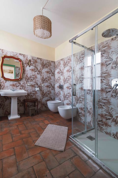 Exclusive Double or Twin Room | Bathroom | Shower, rainfall showerhead, hair dryer, bathrobes