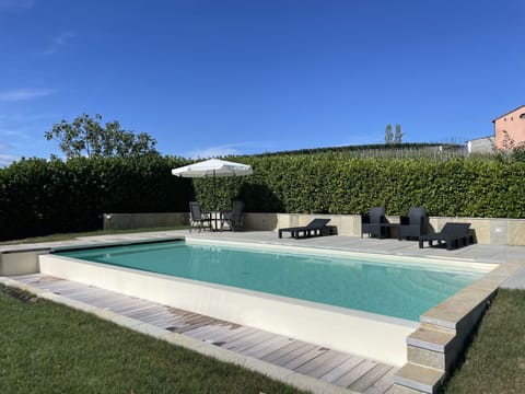 Sky, Water, Plant, Swimming Pool, Rectangle, Shade, Grass, Real Estate, Composite Material, Leisure