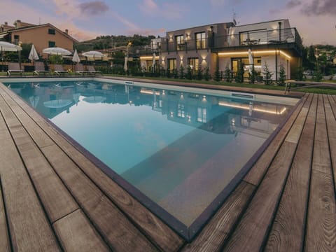 Swimming Pool, Resort, Outdoor Furniture, Umbrella, Sunlounger, Thermae, Eco Hotel, Hotel, Landscaping, Estate