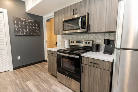 Entry to the apartment through the kitchen!