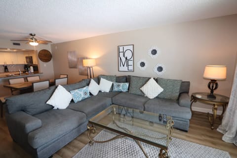 Living Room with Large Sectional Sofa
