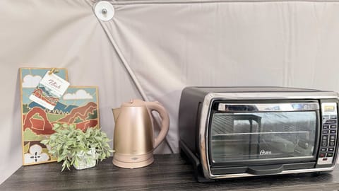 From morning toast to late-night snacks, our toaster oven does it all!