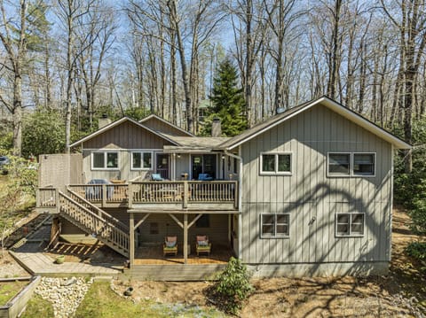 Rear of property