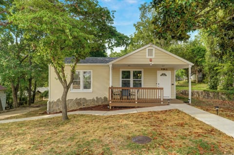 Front of home. Driveway is on the left. Street parking is allowed.
