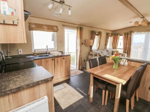 Fridge, electric kettle, toaster, cookware/dishes/utensils