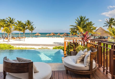 Premium Suite, 1 King Bed, Non Smoking, Beachfront | Terrace/patio