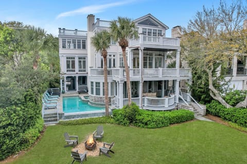 Aerial View of Front Lawn