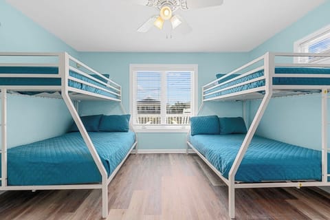 Make bedtime fun in our bunk bed bedroom, offering a comfortable and whimsical sleeping area for your loved ones