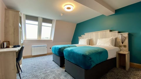 Twin Room (classic twin) | Desk, iron/ironing board