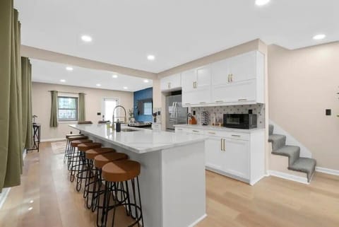 Fully stocked kitchen with high end appliances