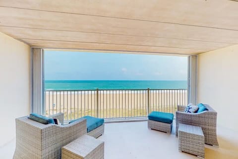 Breathing Ocean Views from the Balcony