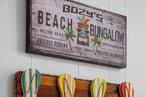 Welcome to Bozy's Beach Bungalow, Hilton Head hospitality with a playful twist