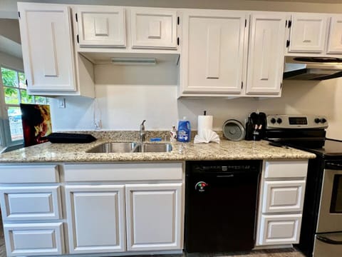 Fully stocked kitchen