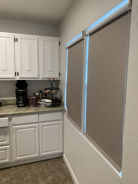 Fully stocked kitchen