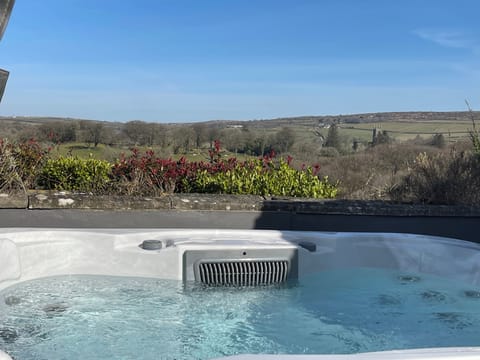Cottage | Outdoor spa tub