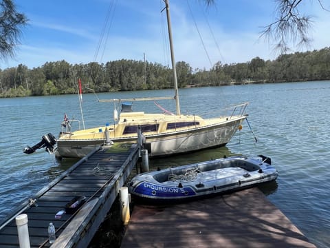 Free boating. Private mooring and jetty.