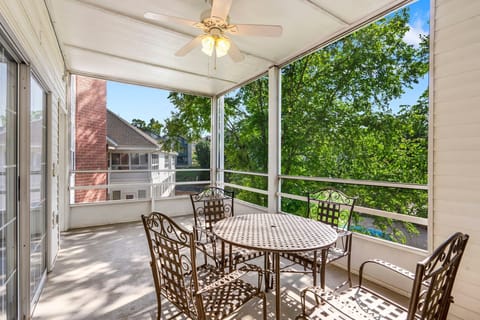 Screened-in Patio with Pool and Golf Course View