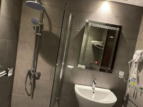 Executive Room | Bathroom | Shower, rainfall showerhead, hair dryer, bidet
