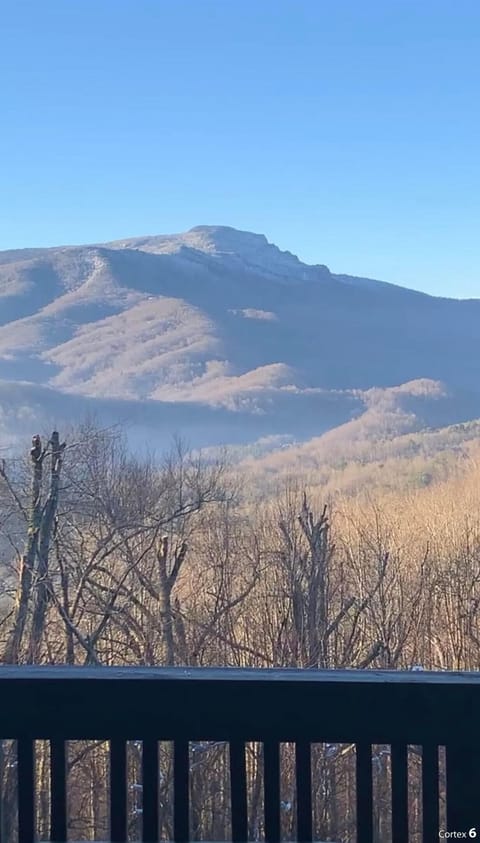 Deck Area--- Grandfather Mountain View