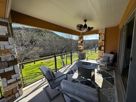 View of the river from the patio!