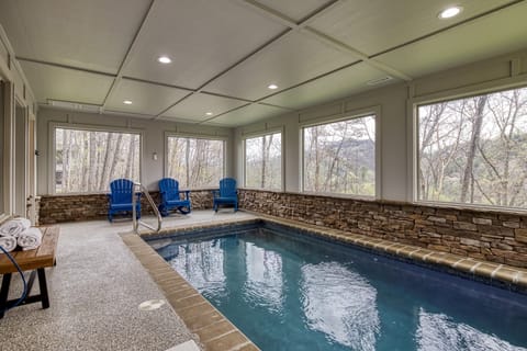 Private indoor heated swimming pool