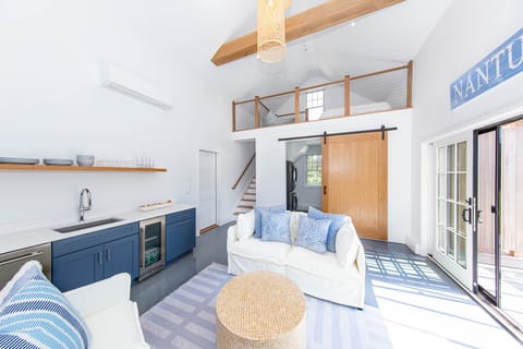 Pool Cabana with bar, beverage refrigerator and icemaker