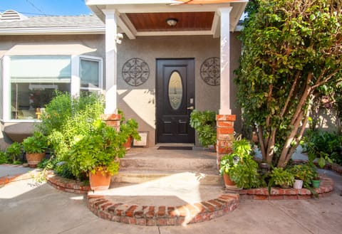 Charming entrance from patio