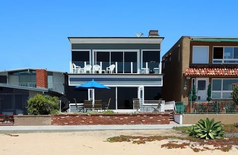 Front of the home from the beach