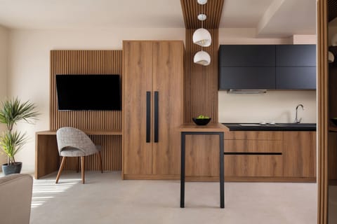 Deluxe Suite with Private Pool | Private kitchen | Full-size fridge, stovetop, espresso maker, coffee/tea maker