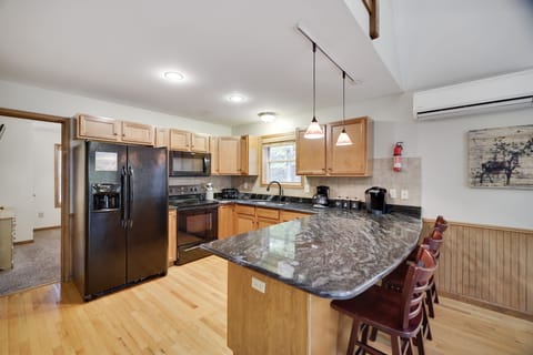 Kitchen ready for cooking in style.