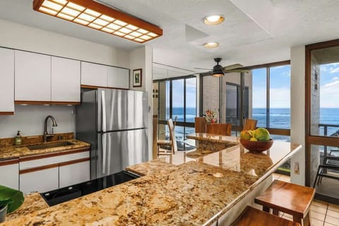 Kitchen with an Ocean View
