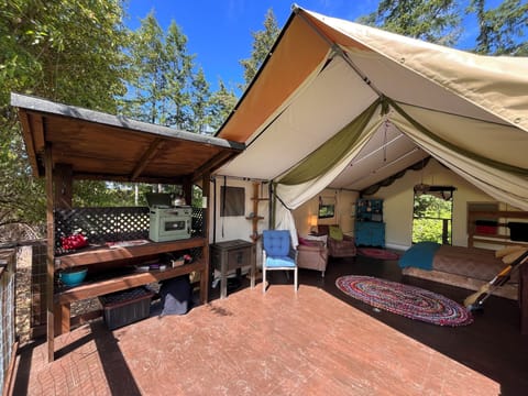 1 of 2 kitchen areas. The other is stocked with condiments, teas, coffee & equip