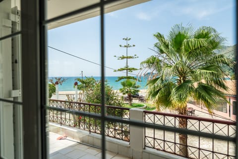 Deluxe Triple Room, Balcony, Sea View | Terrace/patio