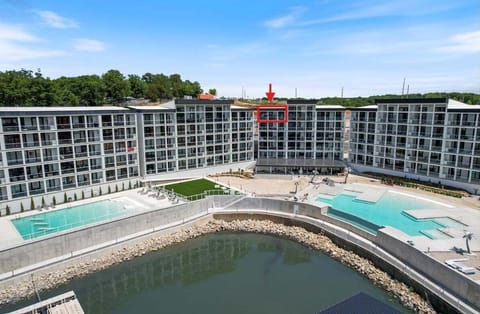 Top floor corner unit offers amazing views with space for quiet surroundings.
