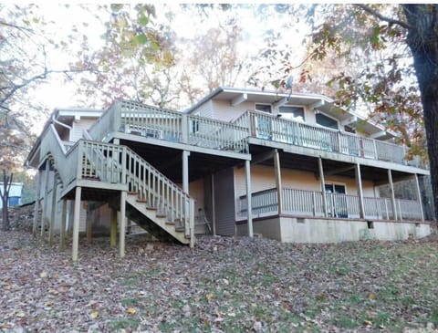 Our large back deck!