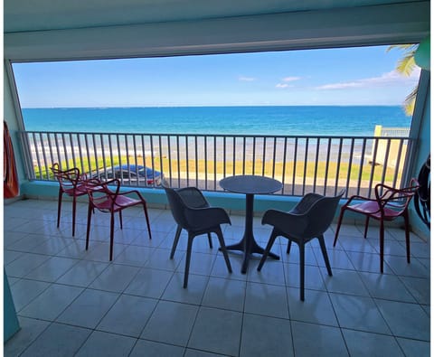 Wide open balcony view