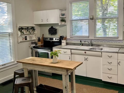 Clean, bright kitchen with farmhouse charm