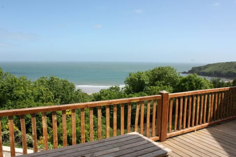 Truly spectacular sea views from decking area