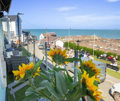 Views from the balcony towards the harbour