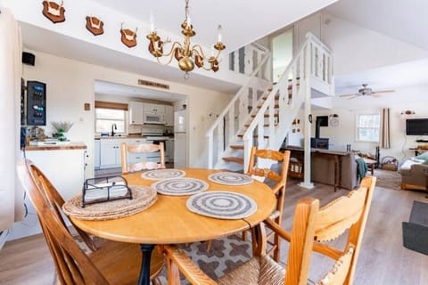 Dining room looking into the living room, kitchen and the 2nd floor.