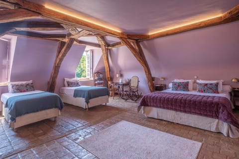 Premium bedding, down comforters, individually decorated