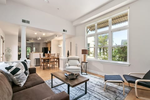 Condo, Multiple Beds, Balcony, Garden View (405 Mason Court (Unit 215)) | Living area | 55-inch flat-screen TV with digital channels, TV