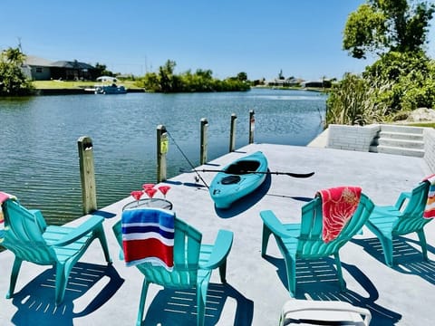 We have beach towels and kayaks ready for your stay.