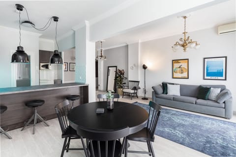 City Apartment, 2 Bedrooms | Living area | 40-inch Smart TV with cable channels