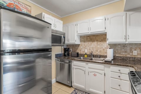 Fully stocked kitchen