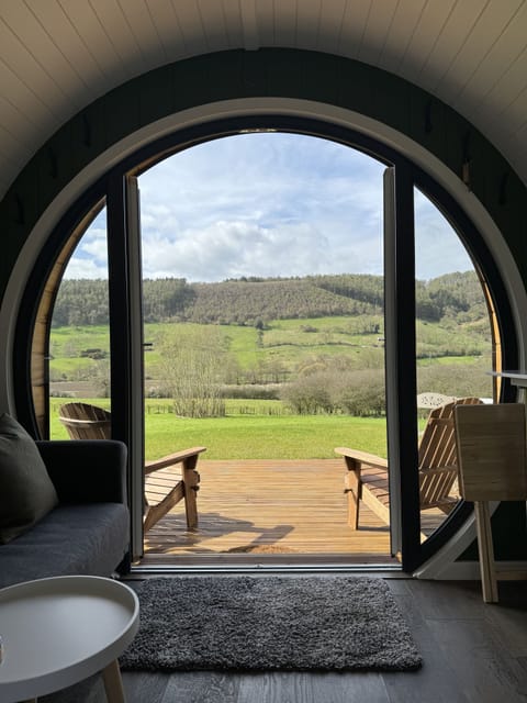 Views from inside pods